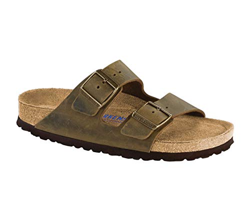 Birkenstock Women's Arizona SFB Jade Oiled Leather Regular