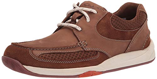 Clarks Men's Langton Lane Sneaker, Tan Nubuck