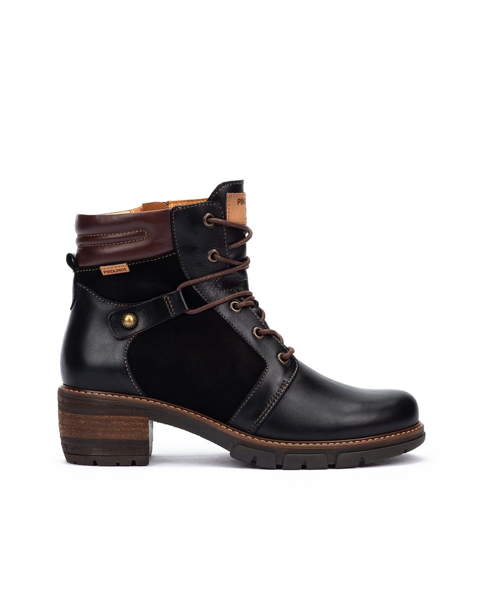 High-Heel Ankle Boot Leather San Sebastia for Woman Black