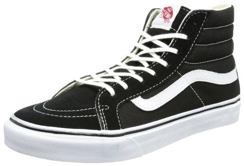 Vans Sk8-Hi Slim (Black/True White) Women's Shoes