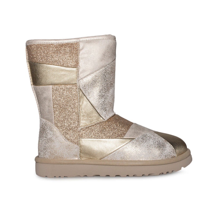 UGG Women's Classic Glitter Patchwork Boot