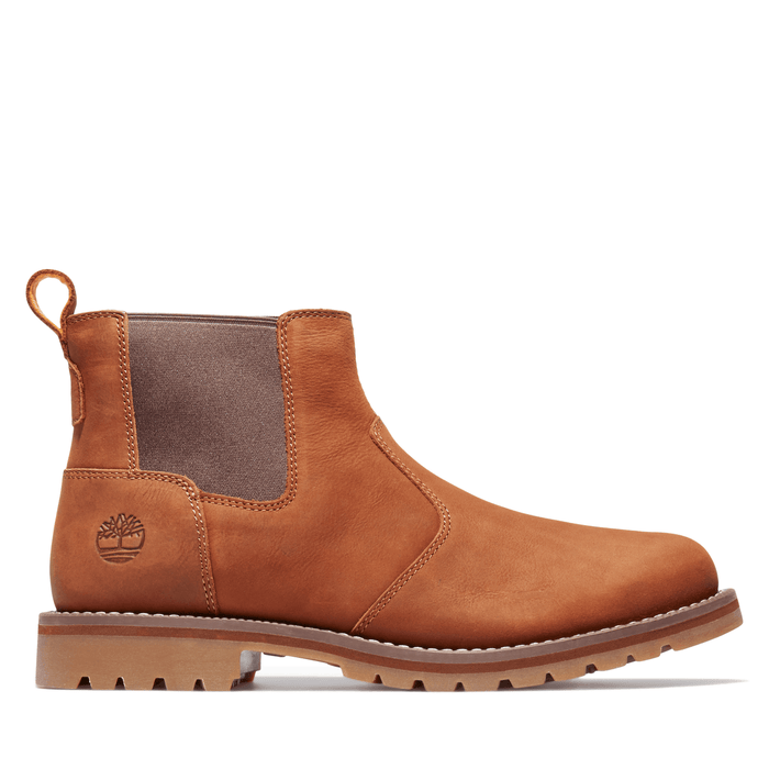 Timberland Men's Redwood Falls Chelsea Boot — Rust/Saddle