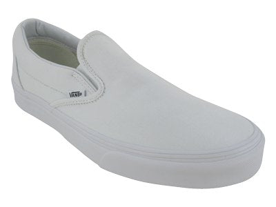 Vans Unisex Classic Slip-On Sneaker — True White