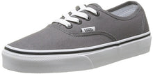 Vans Unisex Authentic Canvas Sneaker — Pewter in Pewter/black