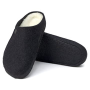 Birkenstock Zermatt Wool Slipper — Anthracite, sole view