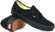 Vans Unisex Authentic Canvas Sneaker — Black/Blue