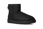 UGG Women's Classic Mini II Boot in Black — three-quarter view