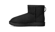 UGG Women's Classic Mini II Boot in Black — side profile