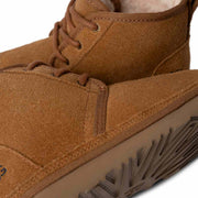 UGG Kids' Neumel II Boot in Chestnut — lace and lining detail