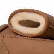 UGG Kids' Classic II Boot in Chestnut — sheepskin lining detail