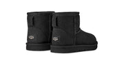 UGG Kids' Classic Mini II Boot — Black, back view