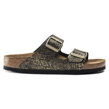 Birkenstock Unisex Arizona Python Sandal in Black