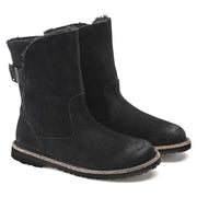Birkenstock Uppsala Shearling Black suede boot, pair