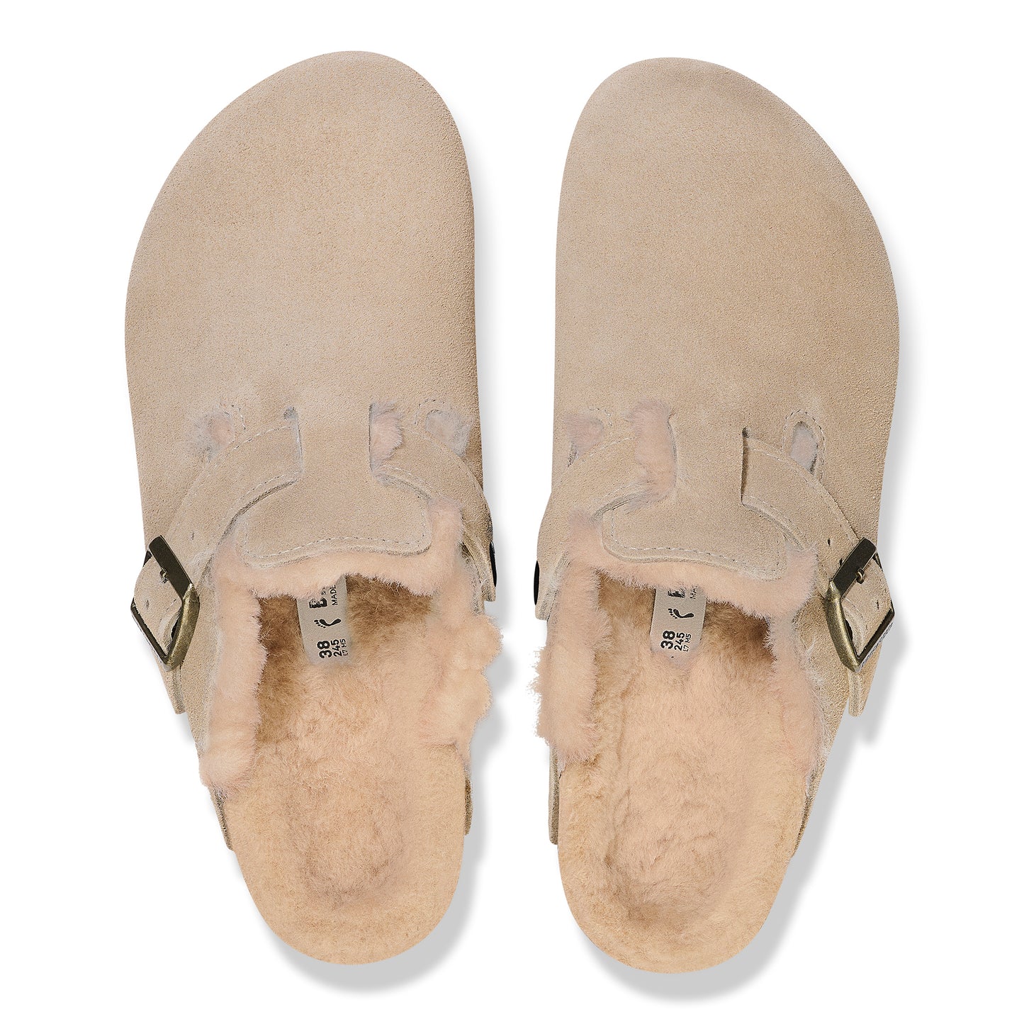 Birkenstock Men's Boston Soft Footbed Clogs, Taupe, Tan