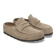 Birkenstock Naples Wrapped Taupe suede, pair