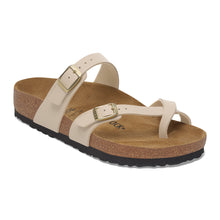Birkenstock Women's Mayari-Birko-Flor & Birkibuc Sandal, Sandcastle