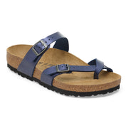 Birkenstock Women's Mayari Birko-Flor Graceful Sandal — Midnight, side view