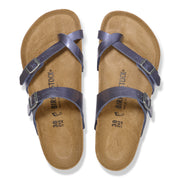Birkenstock Women's Mayari Birko-Flor Graceful Sandal — Midnight, sole view