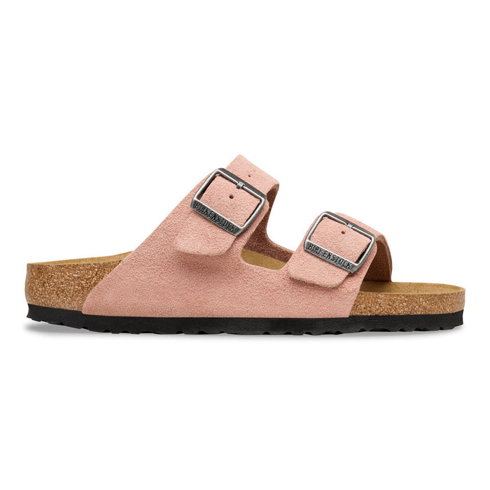 Birkenstock Women's Arizona Suede Sandal — Pink Clay (Narrow)