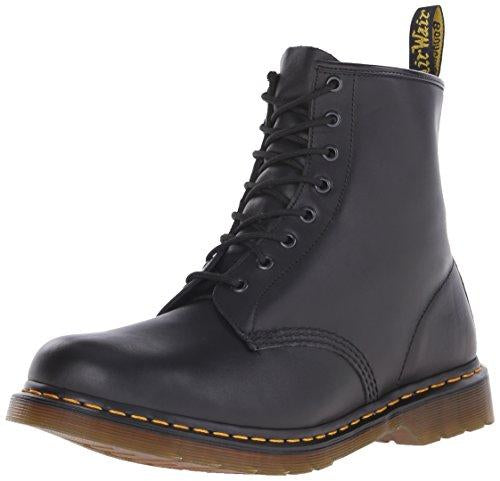 Dr. Martens Men's 1460 Combat Boot, Black Nappa Leather