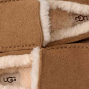UGG Men's Ascot Slipper in Chestnut — suede and sheepskin collar detail