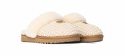 UGG Women's Cozy II Slipper in Cream — pair, three-quarter view