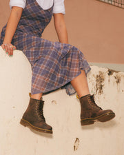 Dr. Martens 1460 Bex Boot Dark Brown — back view