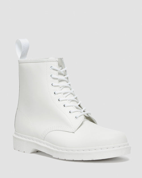 Dr. Martens Unisex 1460 Mono Smooth Leather Boot - White