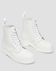Dr. Martens Unisex 1460 Mono Smooth Leather Boot — White in Optical white