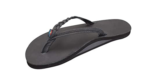 Rainbow Womens Flirty Braidy Single Layer Classic Leather Sandal