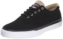 Sperry Top-Sider Men's Striper CVO Knit Fashion Sneaker in Black