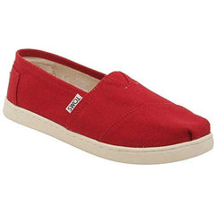 TOMS Kids Unisex Alpargata 2.0 (Infant/Toddler/Little Kid) Red Canvas Shoe