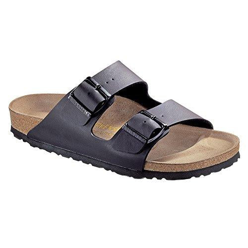 Birkenstock Arizona Birko-Flor sandal in black, side profile
