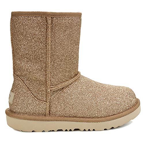 UGG Girls' Classic Short II Glitter Fashion Boot