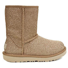 UGG Girls' Classic Short II Glitter Fashion Boot