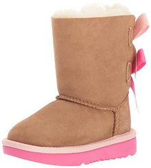 UGG Unisex-Child Bailey Bow Ii Boot, Sage Blossom, 4 Big Kid