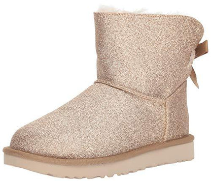 UGG Women's W Mini Bailey Bow Sparkle Fashion Boot