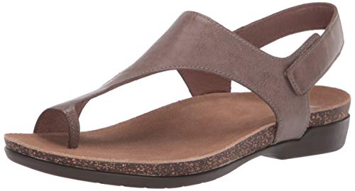 Dansko Women's Reece Sandal Stone Waxy Burnished