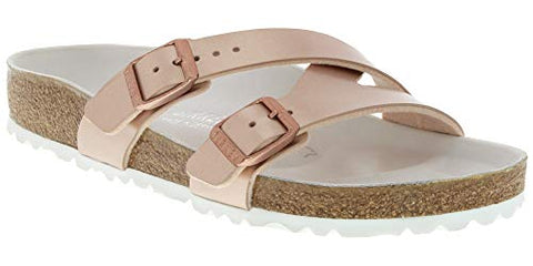 Birkenstock Women's Yao Hex Sandal Metallic Copper Birko-Flor Narrow