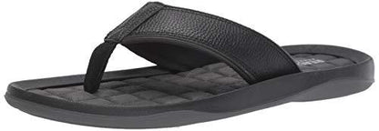 Kenneth Cole REACTION Men's Four Sandal C Sandal, Black, 8 M US