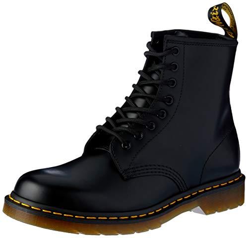 Dr. Martens Men's 1460 Combat Boot, Black Nappa Leather