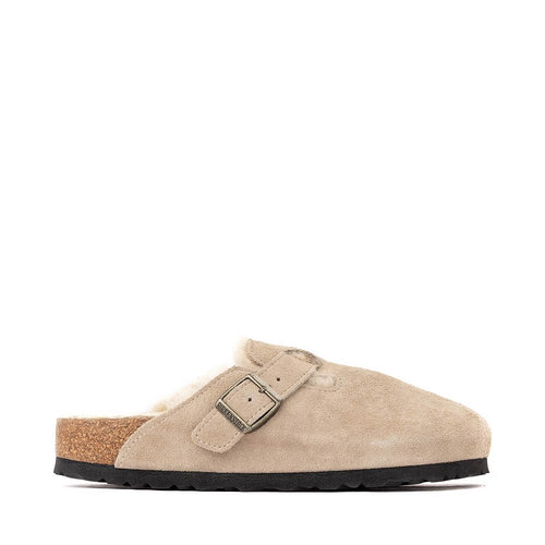 Birkenstock Boston Shearling Clog — Taupe, main view