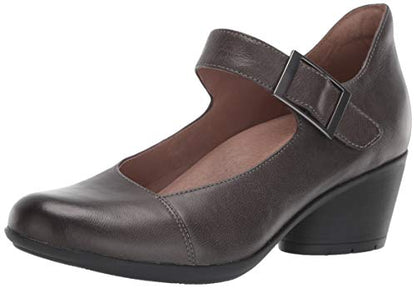 Dansko Women's Roxanne Shoe, Grey Burnished Nubuck