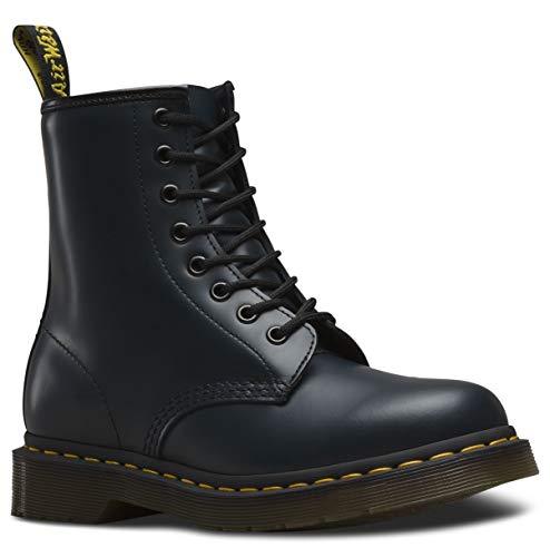 Dr. Martens Womens 1460 8 Eyelet Smooth Navy Leather Boots