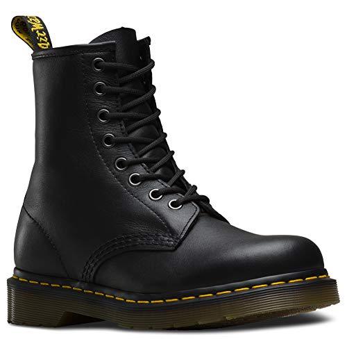 Dr. Martens Men's 1460 Combat Boot, Black Nappa Leather