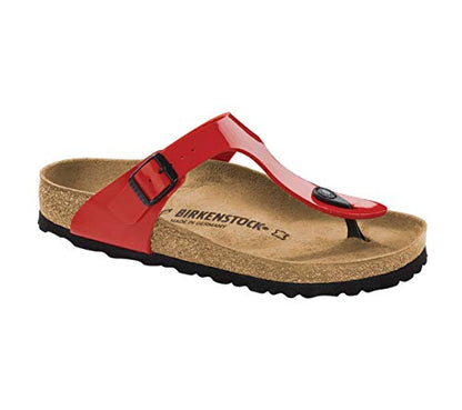 Birkenstock Women's, Gizeh Sandal Cherry Patent Regular