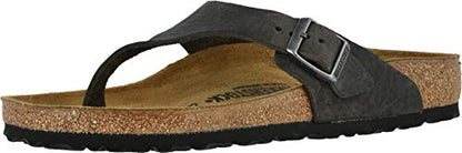 Birkenstock Como Camberra Iron Oiled Leather Regular