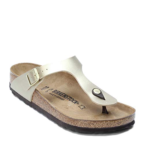 BIRKENSTOCK Gizeh Birko-Flor Gold Birko-Flor 36 (US Women's 5-5.5) Regular