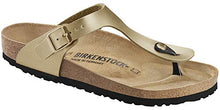 BIRKENSTOCK Gizeh Birko-Flor Gold Birko-Flor 36 (US Women's 5-5.5) Regular