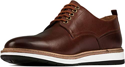 Clarks Men's Chantry Walk Dark Tan Leather